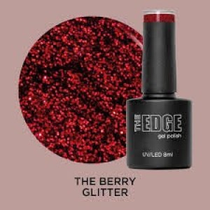 The Edge Gel Polish Berry Glitter 8ml